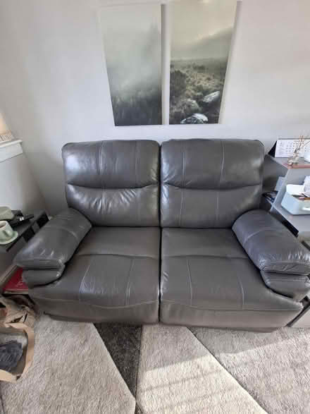 Photo of free Grey Leather Electric Recliner (East Kilbride) #1