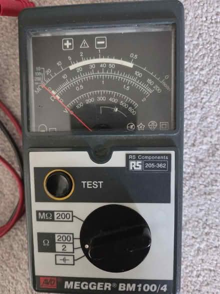 Photo of free Insulation resistant test meter (West Bridgford NG2) #1
