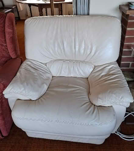 Photo of free Cream Leather Sofa (Shere GU5) #2