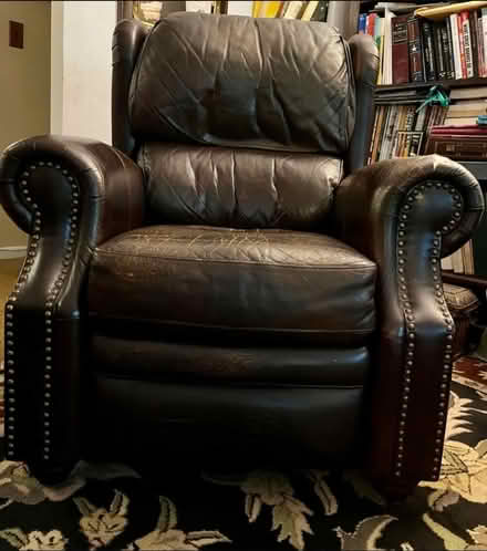 Photo of free Used Leather Recliner (Fort Greene) #1