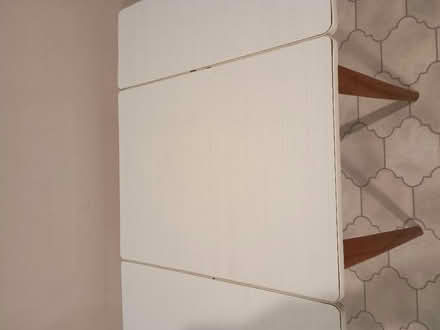 Photo of free Small white laminated table (Greenstead CO4) #3