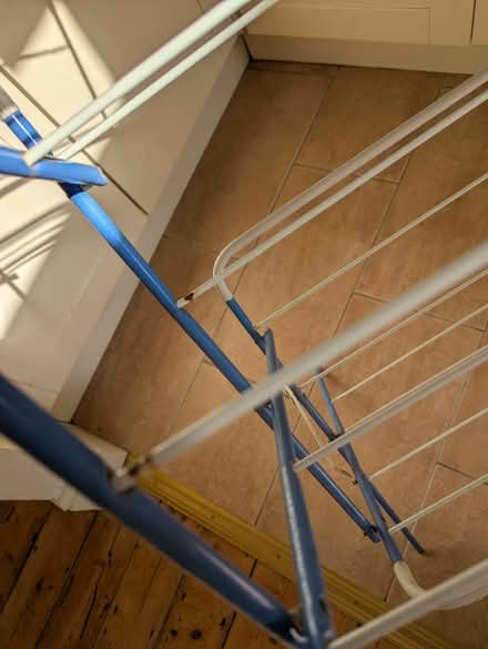 Photo of free Folding metal clothes airer (Teddington TW11) #3