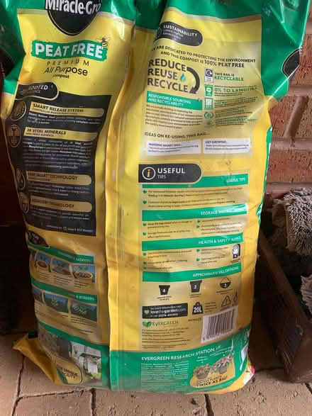 Photo of free Sack of Miracle-Gro compost (Stoke Gifford BS34) #2
