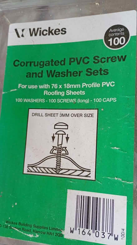 Photo of free Corrugated Roofing Screws, etc (Worcester WR5) #1