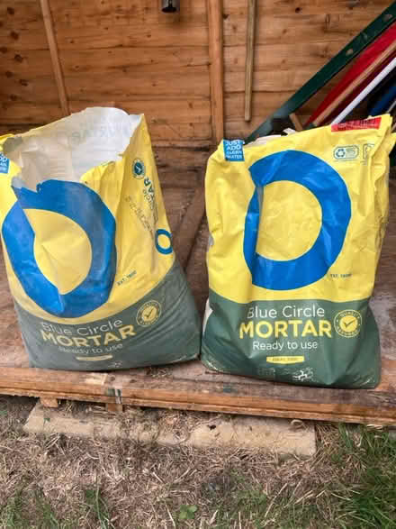 Photo of free Mortar - Blue Circle. Ready to use (Parkstone, Poole. BH14.) #1