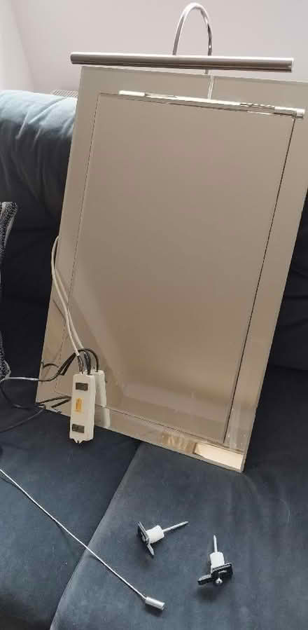 Photo of free Bathroom mirror with light (Mudeford BH23) #1