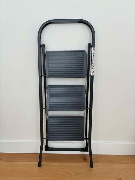 Photo of free 3 Tread Steel Step Ladder (Ravenscourt Park W6) #1