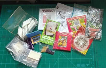 Photo of free Cross stitch book + assorted kits and accessories (Hatch End HA5) #2