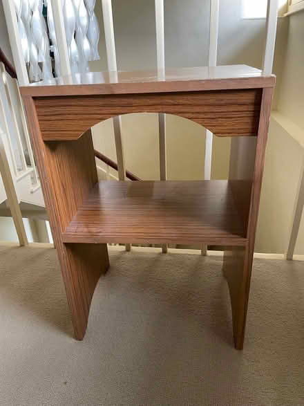 Photo of free Small bedside or occasional table with integrated shelf (Norham Manor OX2) #1