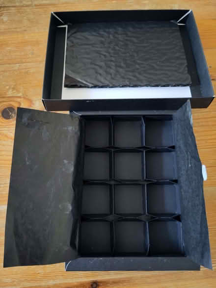 Photo of free Black card box - used to contain chocolates (Henleaze Ward BS9) #1