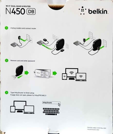 Photo of free Belkin N450 DB WIFI ROUTER (Lansdale Hospital area) #1