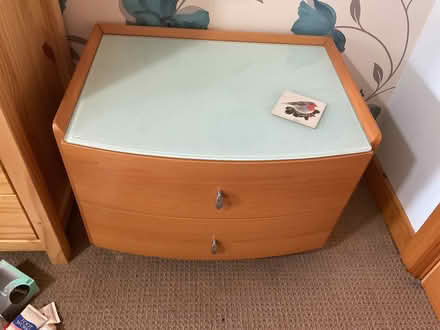 Photo of free 2 bedside tables (Barrowfield G40) #1