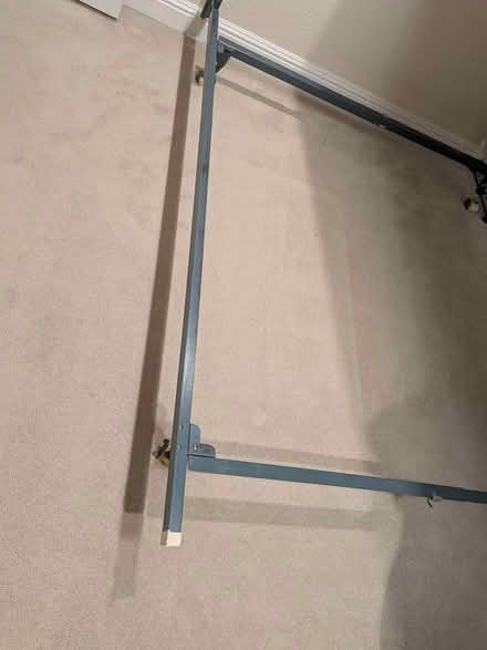 Photo of free Queen size spring & metal frame (Saratoga & Lawrence Expressway) #2