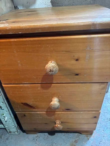 Photo of free Bedside drawers pine (Brough CA17) #1