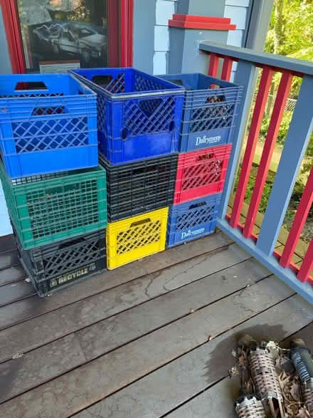 Photo of free Milk crates (North side of Cleveland Hts) #1