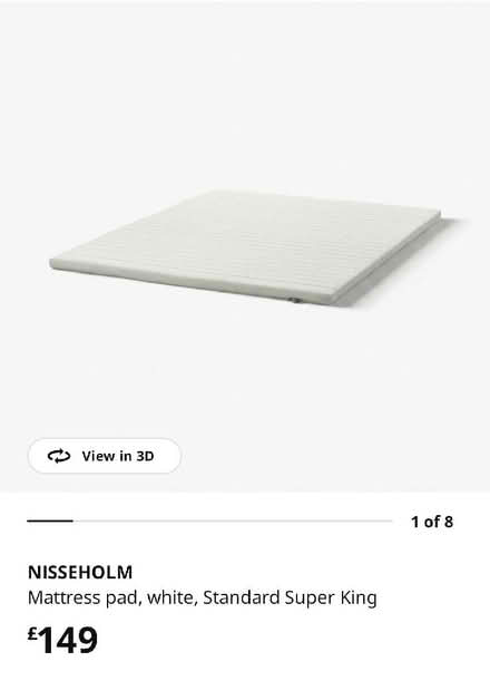 Photo of free Near-new mattress pad, IKEA, super king (Stroud Green N4) #3