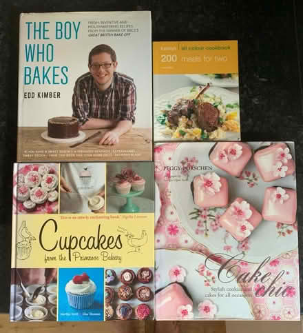 Photo of free 4 x baking/cook books (Blackheath SE3 7DH) #1