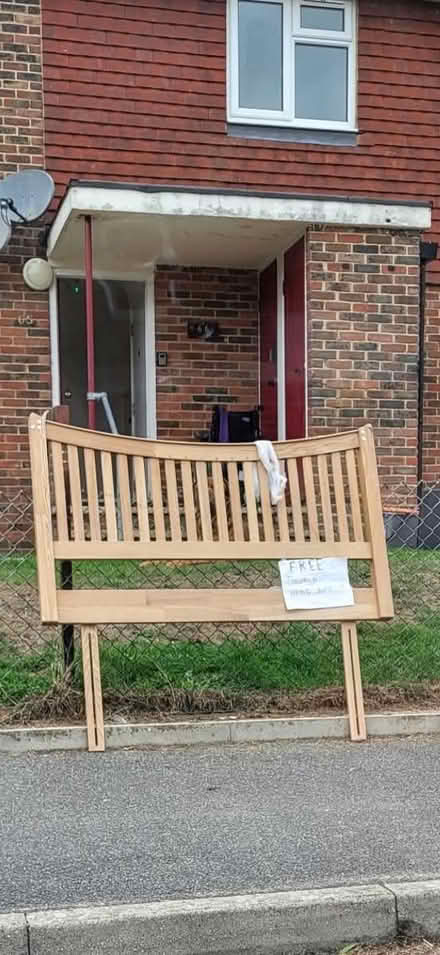 Photo of free Wooden bedstead (Fittleworth RH20) #1