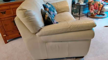 Photo of free Leather sofa (Crieff perthshire) #2