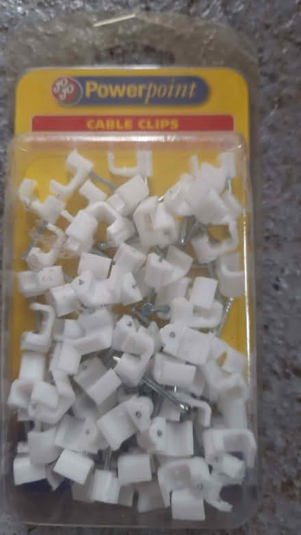 Photo of free Cable clips New in box (Byfleet KT14) #1