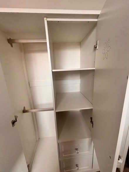 Photo of free Childs wardrobe with pink drawers (Exmouth EX8) #3