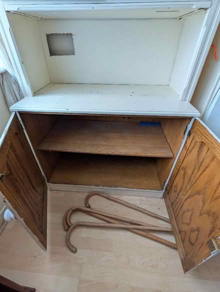 Photo of free Painted Pine wall cabinet (Cradley B63) #4