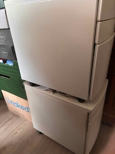 Photo of free 2 x metal pedestal desk drawers (West Kingsdown TN15) #2