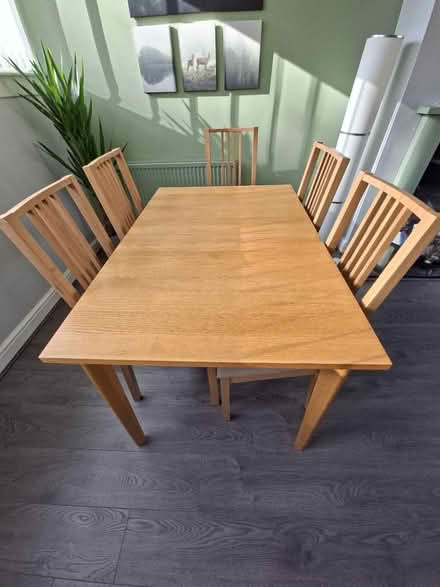 Photo of free Dinner Table and 5 Chairs (East Kilbride) #1