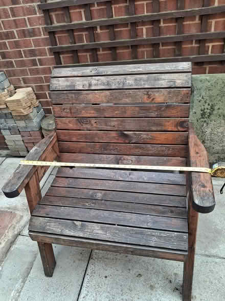 Photo of free 2 oversize garden chairs (Brotton TS12) #1