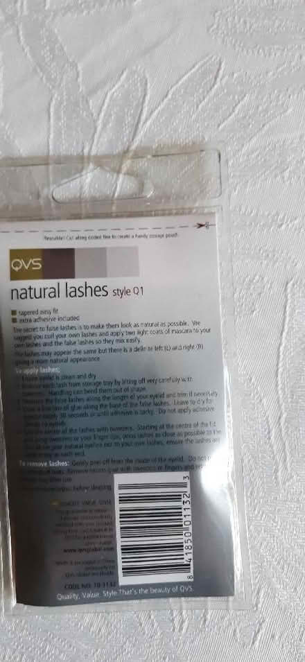 Photo of free Set of false eyelashes (St Anne's on the Sea FY8) #2