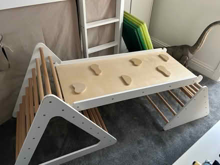 Photo of free Wooden Climbing frame/slide (Hockley SS5) #2