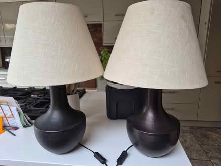 Photo of free Pair table lamps (Henley RG9) #1