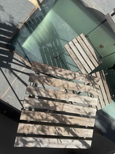 Photo of free Set of bistro table and 2 chairs (Fulham SW6) #3