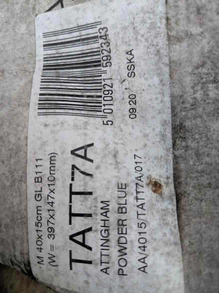 Photo of free Tiles - powder blue (Bounds Green N11) #2