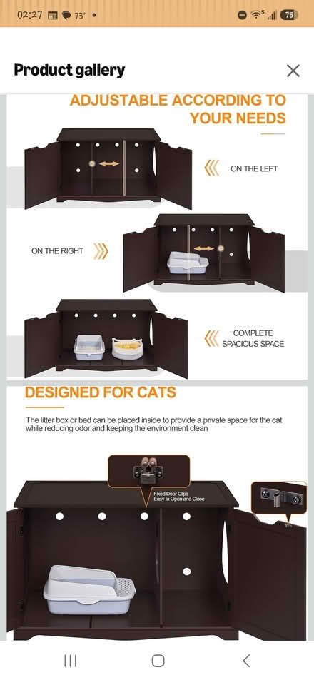 Photo of free Litter box cabinet (Frederick MD 21703) #2