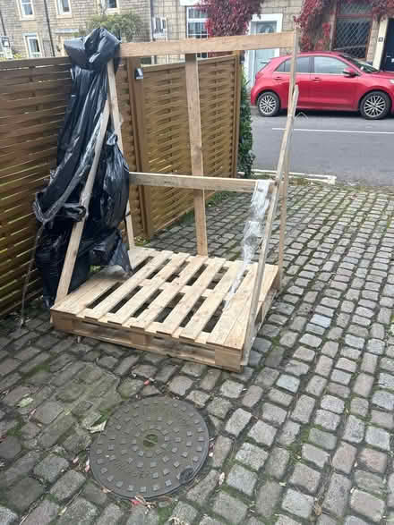 Photo of free Wooden pallet for firewood (SK13 Padfield) #1