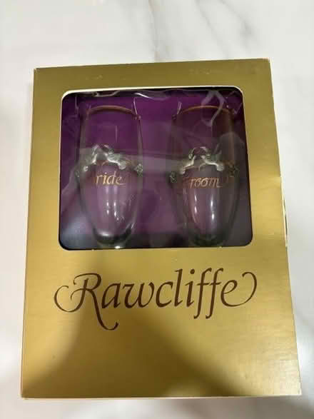 Photo of free Rawcliffe Bride and Groom Glasses (Thornwood, NY) #1