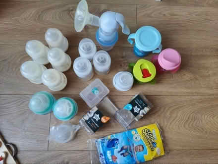 Photo of free Baby bottles, pump, etc (Longhill Road SE6) #2