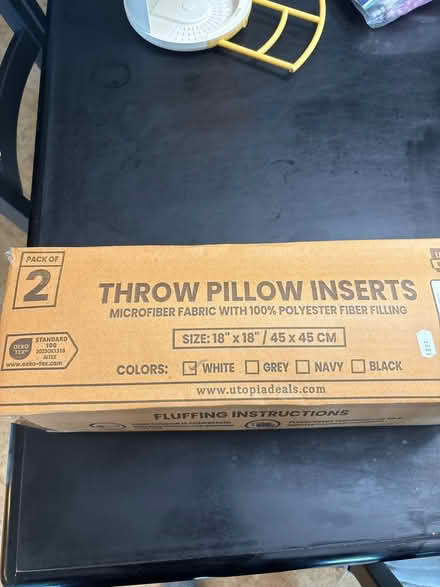 Photo of free Throw Pillow Inserts (Brookfield) #1