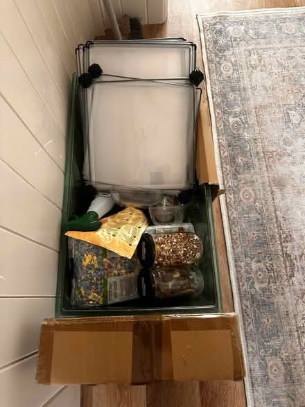 Photo of free Gerbil cage, playpen, bedding, food, water bottle (Hampton Hill TW12) #2