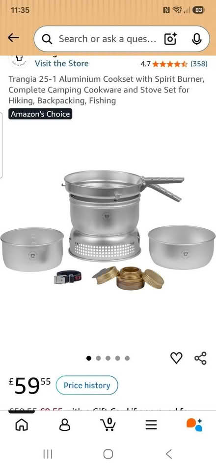 Photo of free Trangia aluminium cook set (Letchworth near Standalone SG6) #3