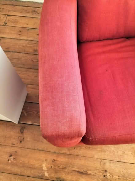 Photo of free Red Habitat armchair (Stockbridge EH3) #3
