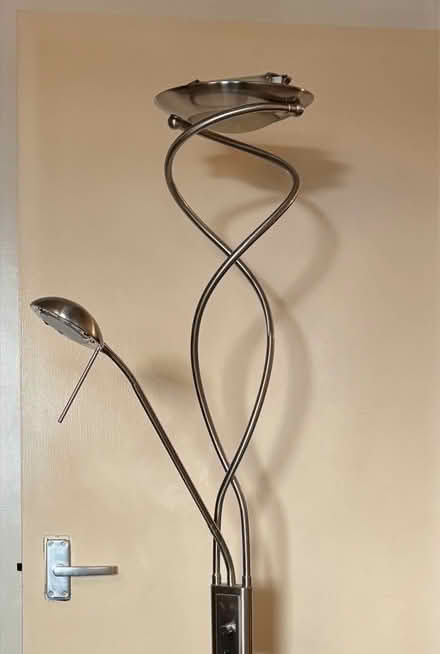 Photo of free Silver Floor Lamp with Reading Light (Kingsmead BA1) #2
