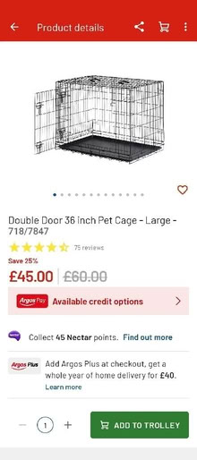 Photo of free Large dog crate (Barnetby le Wold DN38) #2
