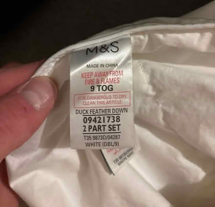 Photo of free M&S Double Duvet (Sevenoaks TN13) #2