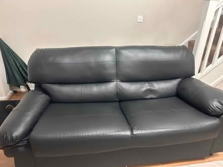 Photo of free Black sofa (Plungington PR2) #2