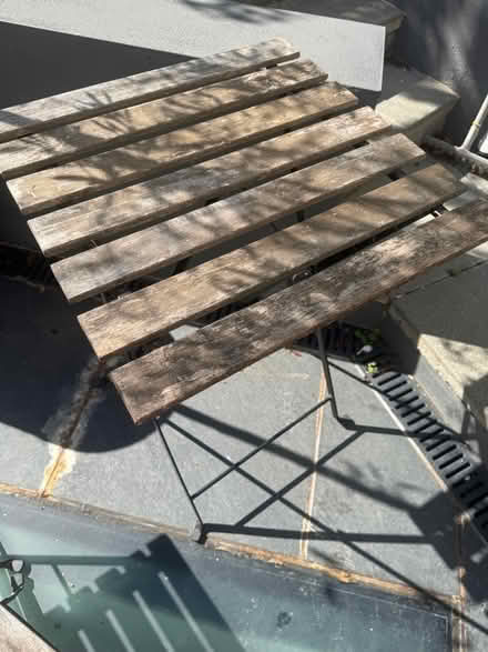 Photo of free Set of bistro table and 2 chairs (Fulham SW6) #4