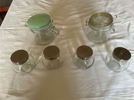 Photo of free 6 small kitchen storage jars (Hereford HR4) #1