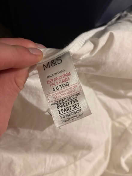Photo of free M&S Double Duvet (Sevenoaks TN13) #3