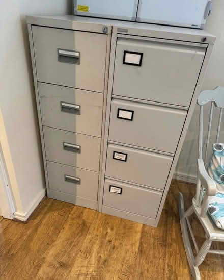 Photo of free Two grey filing cabinets (Nether edge S7) #1